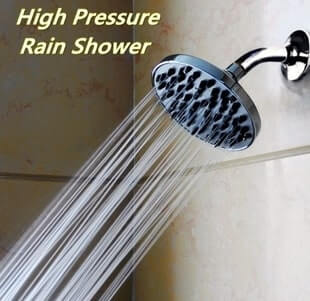 WantBa 6 Inches High Pressure Rainfall Massage Shower Head